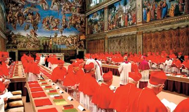 Cardeais eleitores em Roma para a escolha do novo Papa
